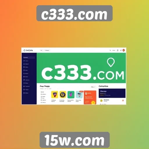Revisão da interface do usuário do site c333.com